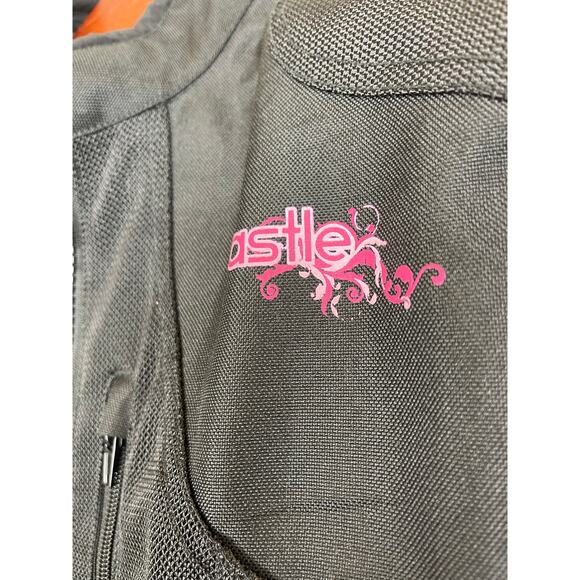 Castle Snowmobile Jacket Black Pink accents Womens Medium - Picture 5 of 11